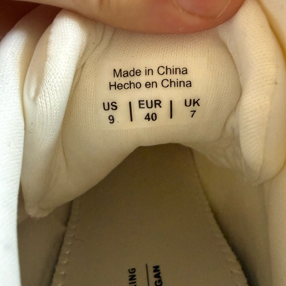 Call It Spring White and Tan High-Top Sneakers - Picture 3 of 5